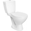 Pastatomas WC Cersanit, Kaskada su dangčiu, vertikalus pajungimas
