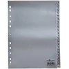 Durable DURABLE Zahlenregister A4 gepr Taben 1-52 PP volldeck. grau