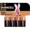 Duracell Bateria Plus-C (MN1400/LR14) kūdikiams, 4 vnt.