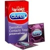 Durex Sensitive Sensitive Contact prezervatyvai 2x12 vienetų