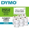 Dymo FA239 etiketės įvairioms reikmėms 57x32 mm baltos 2093095 12 ritinėlių