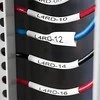 RhinoPRO kabelių žymėjimo vamzdelis 6 mm, juodas tekstas ant balto vamzdelio, 1,5 m DYMO / 18051