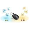 Edimax AC600 Dual-Band Wi-Fi USB Adapteris 2.4GHz/5GHz, Antenos tipas Vidinis, USB jungtys kiekis 1