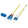 Triton EFB Elektronik O0360.2 optinis kabelis 2m LC SC OS2 Geltona