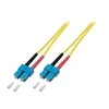Efb Elektronik EFB Duplex Jumper SC-SC 9/125, OS2, LSZH, gelb, 3.0mm, 0,5m