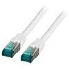 Efb Elektronik EFB RJ45 jungiamasis kabelis S/FTP, Cat.6a, LSZH, 0.5m, baltas