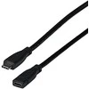 EFB USB kabelis USB-C – USB-C 0,2 m juodas (EBUSBC-USBC10GE.0,2)