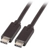 Efb Elektronik USB kabelis EFB USB-C - USB-C 1 m Juodas (K5283-5ASW.1)