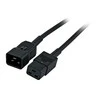 Efb Elektronik Maitinimo kabelis EFB Kaltgeräteverl. C20 180 ° -C19 180 °, sw, 1,8m, 3x1.50mm