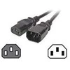 Efb Elektronik Maitinimo kabelis EFB EFB Kaltgeräteverl. C14 180°–C13 180°, p., 3,0 m, 3 x 1,00 mm