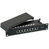 Efb Elektronik EFB EFB mažasis skydelis 8 xRJ45 CAT .6 A, 1HE 10 ", Wandbef., Grau