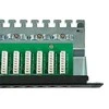 Efb Elektronik EFB Patchpanel STP 24xRJ45 Cat.6, 19" 1HE, juodas, geschirm