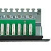 Efb Elektronik EFB Patchpanel STP 24xRJ45 Cat.6, 19" 1HE, juodas, geschirm