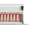 Efb Elektronik EFB Patchpanel STP 24xRJ45 Cat.6A, 19" 1HE, grau