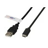 Efb Elektronik Kabelis USB EFB USB-A - USB-C 0.5 m Juodas (K5258SW.0,5)
