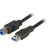 USB kabelis EFB USB-A - USB-B 3 m juoda (K5236.3)