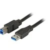 Efb Elektronik USB kabelis EFB USB-A - USB-B 3 m juoda (K5236.3)