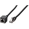Efb Elektronik EFB EFB RJ45 Patchkabelverl. S/FTP, Cat.6A, AWG26, LSZH, 1m, sw