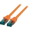 Efb Elektronik EFB RJ45 Patch kabelis S/FTP, Cat.6A, LSZH, 3m, oranžinis