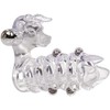 CalExotics El Toro Enhancer With Beads - Transparent Silicone Ring &amp; Vibrating System