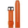 Išmaniojo laikrodžio Garmin greitai atsegamas, silikoninis dirželis, Oranžinės spalvos, 22mm