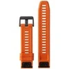 Išmaniojo laikrodžio Garmin greitai atsegamas, silikoninis dirželis, Oranžinės spalvos, 22mm