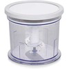 Smulkintuvas Emerio MC-122646.1 elektrinė szatkownica do warzyw 260 W Permatomas, Baltas