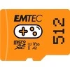 Atminties kortelė Emtec žaidimų kortelė „Micro SDXC 512 GB“, 10 klasė, UHS-I/U3 A2 V30 (ECMSDM512GXCU3G)