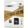 Atminties kortelė Karta Emtec Elite Gold Micro SDHC 16 GB 10 klasės UHS-I/U1 (ECMSDM16GHC10GP)