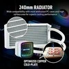„Enermax AquaFusion ADV 240“ vandens aušinimas (ELC-AQFA240-SQA-W)