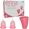 "Enna" ciklo menstruacinė taurė taurė M dydžio 2 taurės sterilizatorius