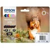 Epson Squirrel C13T37884010 rašalo kasetė Originalus Juoda, Žydras, Šviesus Cyan, Šviesi Magenta, Rausvai raudona, Geltona 1 vnt
