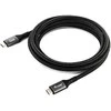Kabelis USB Equip USB-C - USB-C 2 m Juodas (128382)