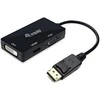 Adapteris AV Equip Equip Displayport->HDMI/VGA/DVI Adapteris St/Bu juodas
