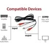 Kabelis Equip RCA (Cinch) x2 - RCA (Cinch) x2 2,5m juoda (147094)