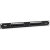 Equip Komutacinė panelė 16x RJ45 Cat5e 19" 1U neekranuota, juoda