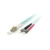 Equip Equip LWL Patchkabel LC- > ST 15.00m Multimode Duplex OM3 turq Polybeutel