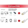 USB kabelis Equip USB-C - USB-C 1 m Balta (128356)