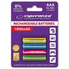 Esperanza EZA107 Įkraunama baterija Ni-MH AAA 1000MAH x4