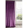 Naktinė užuolaida iš minkšto aksomo Eurofirany DIVA LINE RIA 140X270 cm, juosta/ tunelis/ kabliukai, 300g/m2, spalva: violetinė