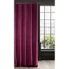 Eurofirany DIVA LINE RIA Minkšto aksomo naktinė užuolaida, 140X250 cm, kilpos / žiedai, spalva: bordo