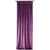 Naktinė užuolaida iš minkšto aksomo Eurofirany DIVA LINE RIA 140X270 cm, juosta/ tunelis/ kabliukai, 300g/m2, spalva: violetinė
