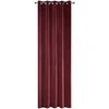 Eurofirany DIVA LINE RIA Minkšto aksomo naktinė užuolaida, 140X250 cm, kilpos / žiedai, spalva: bordo