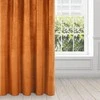 Naktinė užuolaida iš minkšto aksomo Eurofirany DIVA LINE RIA 140X270 cm, juosta/ tunelis/ kabliukai, 300 g/m2, spalva: ruda