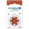 Klausos Aparato Baterija - Everactive Ultrasonic 312 PR41 1.45V 60 Pak.