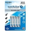 Įkraunamos baterijos everActive Ni-MH R03 AAA 800 mAh Sidabrinis Line
