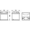 EXIDE EB440 44Ah 440A (EN) 12V akumuliatorius