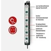 Brennenstuhl Premium Line Technics, prailgintuvas 5xCEE 7/4, 1xCEE 7/7, 5xmygtukai, 3m, apsauga nuo augintinių, juodas / pilkas1951550600 / GT-501