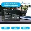EXTRALINK akumuliatoriaus akumuliatorius AGM 12V 9AH