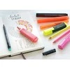 Teksto žymeklis Faber-Castell, 1-5 mm, kirsta galvutė, rožinis 1212-304